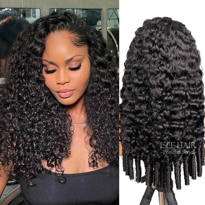 【New Arrival】Isee HAIR 250% Density Burmese Curly Wear Go Half Wig Invisifit Strap Flip over Wig for Beginners#Iseehairbeauty#Iseebrandday#Fallfreshness