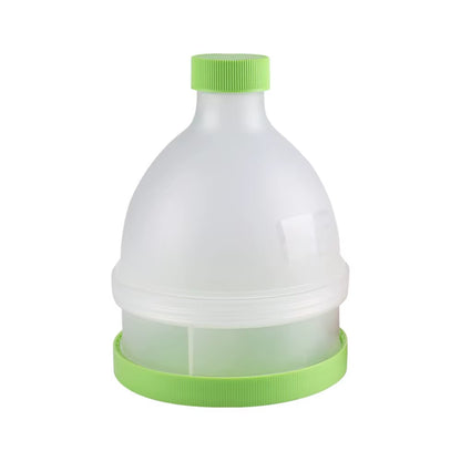 70Ml Protein Powder Funnel Nutrition 2 Layers Plastic Protein Powder Container 2 in 1 Protein Powder Shaking Bottle Outdoor