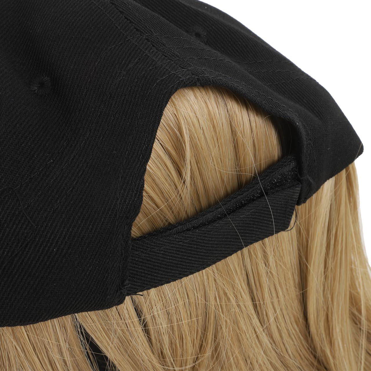 Short Straight Wig Hat Baseball Cap with Hair Extensions for Women Adjustable Baseball Cap with Hair Attached for Daily Wear and Casual Outings